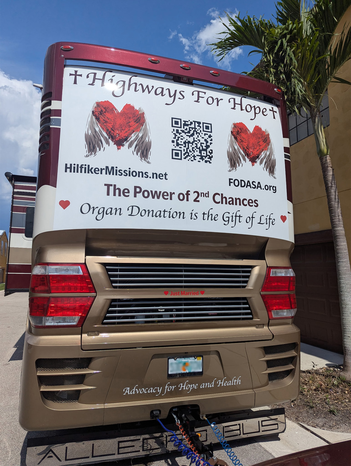 Highways for Hope RV - back view