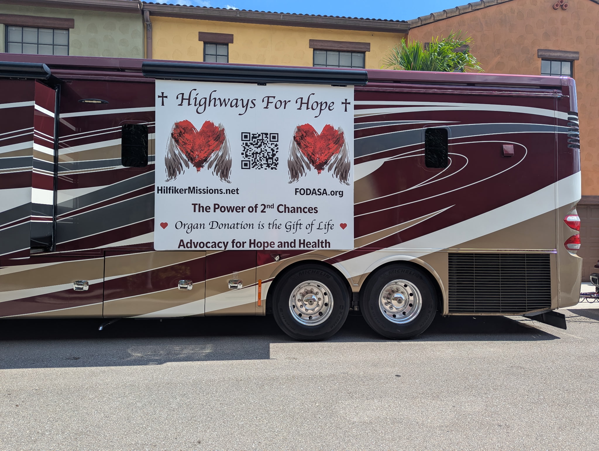 Highways for Hope Events RV - side view
